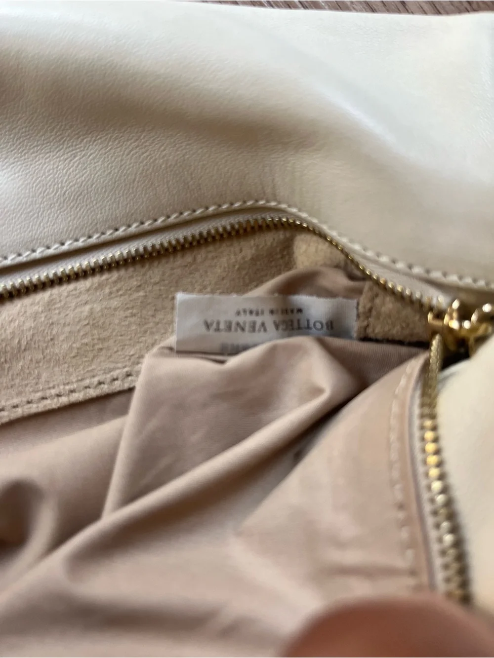 Bottega Veneta Cervo Intrecciato Large Hobo 173187 Pergamena Authenticated